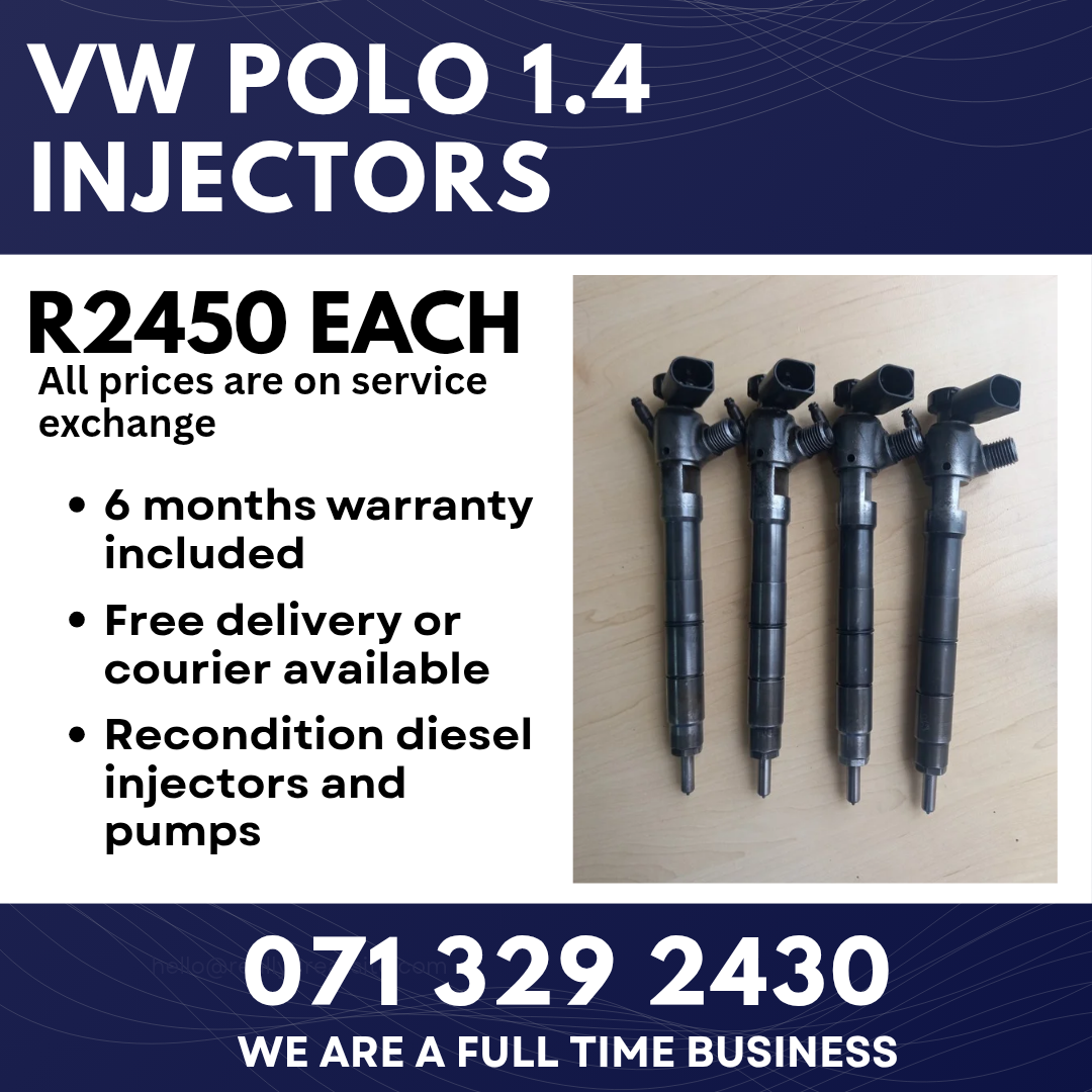 VW POLO 1.4 INJECTORS FOR SALE WITH WARRANTY - Private Seller VW POLO 1.4 INJECTORS FOR SALE WITH WARRANTY - Private Seller