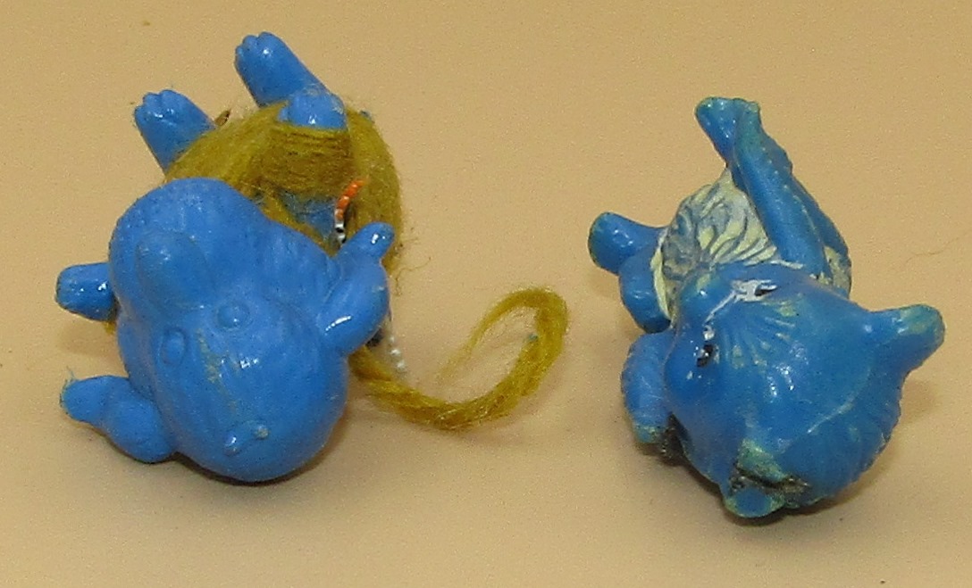Baby Bear & Happy Dog Plastic Figurine