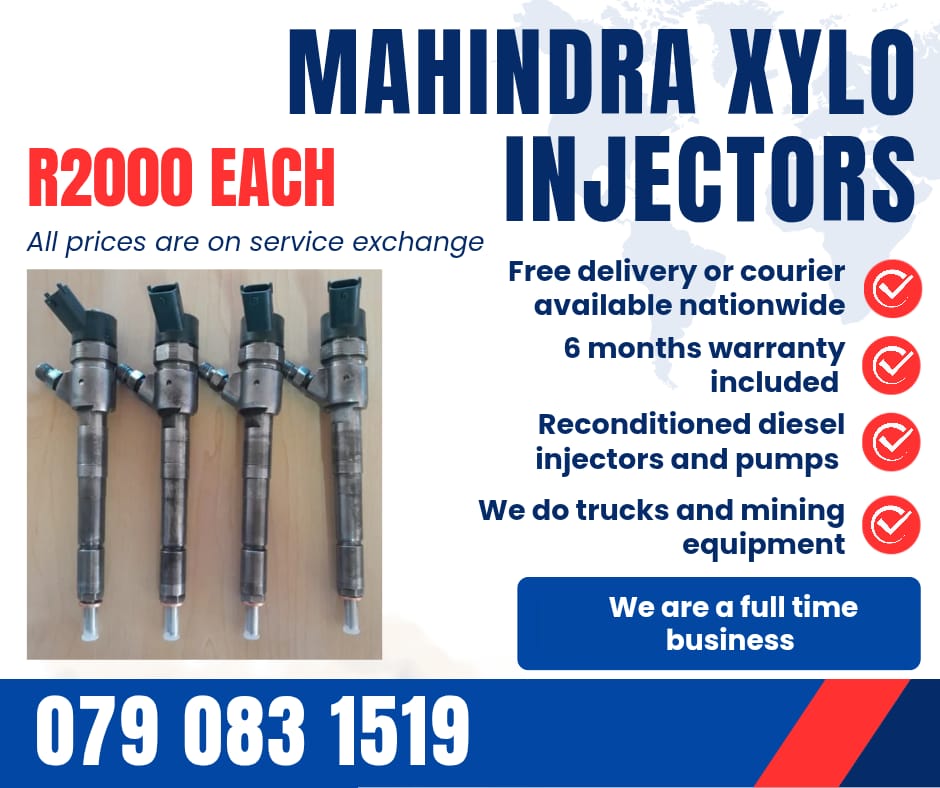 MAHINDRA XYLO INJECTORS FOR SALE WITH WARRANTY INCLUDED - Private Seller MAHINDRA XYLO INJECTORS FOR SALE WITH WARRANTY INCLUDED - Private Seller