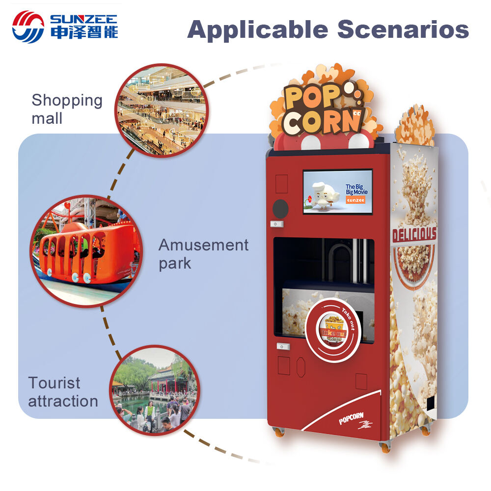 Flavored Popcorn Vending Machine