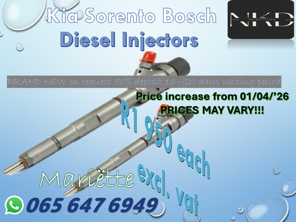 Diesel Injectors Sorento Kia - Private Seller Diesel Injectors Sorento Kia - Private Seller