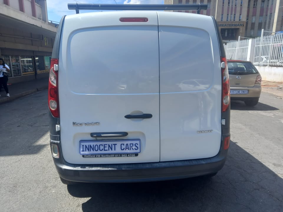 2013 RENAULT KANGOO 1.6 PETROL, MANUAL TRANSMISSION, WHITE COLOUR,