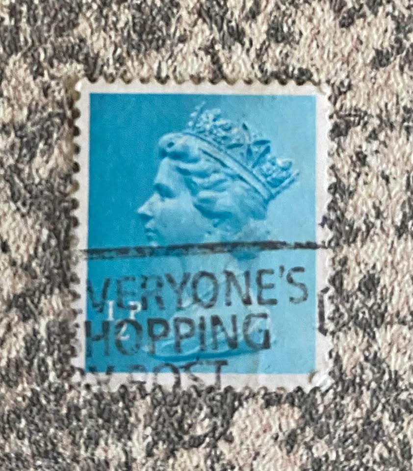 Stamp- 1/2p (half penny) Queen Elizabeth the 2nd