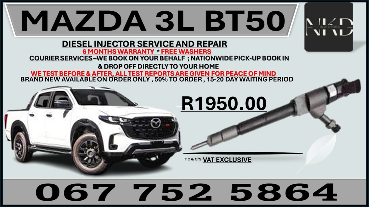 Mazda 3.0L BT50 Diesel Injector on Recondition