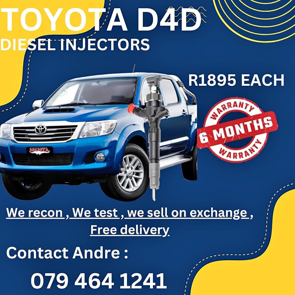 TOYOTA D4D DIESEL INJECTORS - Private Seller TOYOTA D4D DIESEL INJECTORS - Private Seller