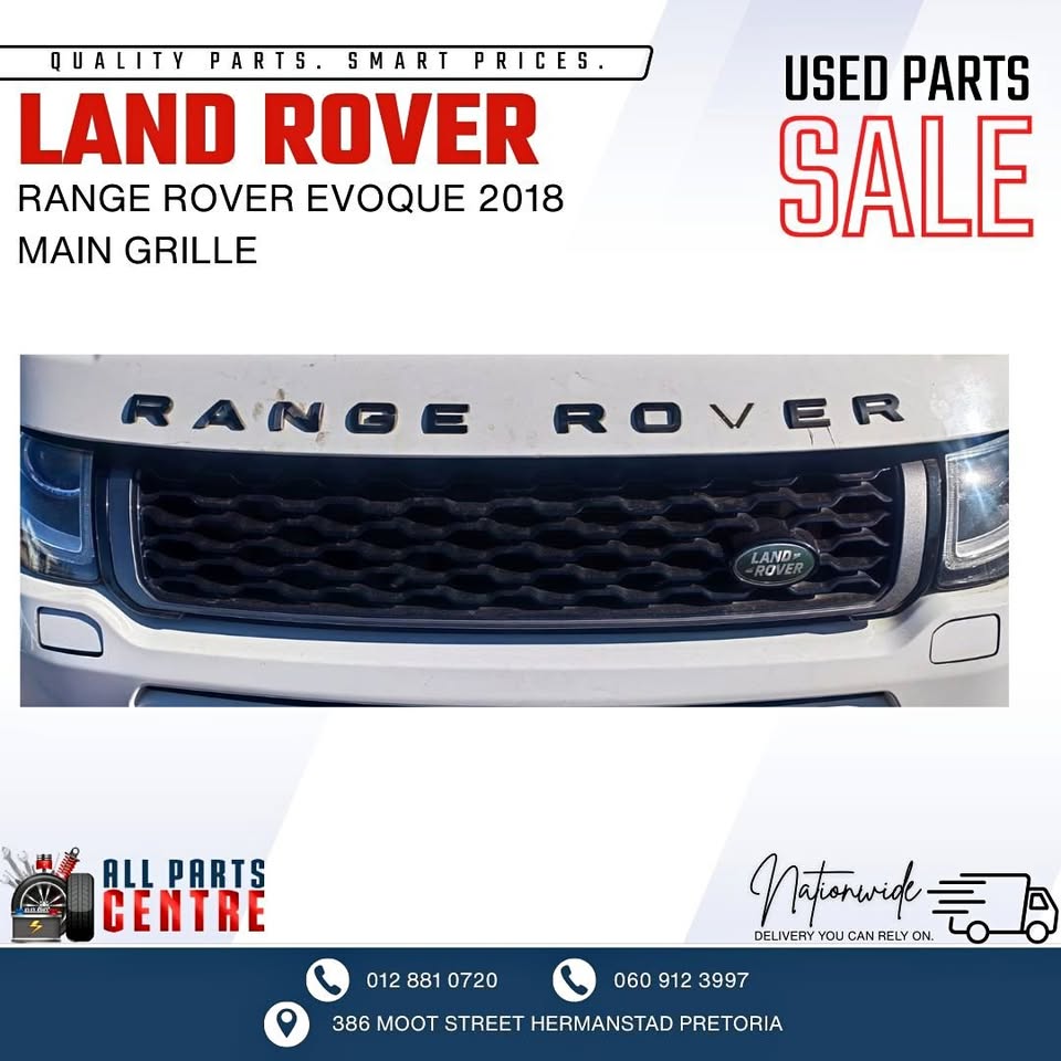 Land Rover Range Rover Evoque 2018 main grille - Private Seller Land Rover Range Rover Evoque 2018 main grille - Private Seller