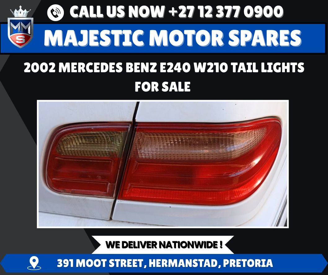 2002 Mercedes-Benz E240 W210 Tail Lights for Sale (Second-Hand) - Private Seller 2002 Mercedes-Benz E240 W210 Tail Lights for Sale (Second-Hand) - Private Seller
