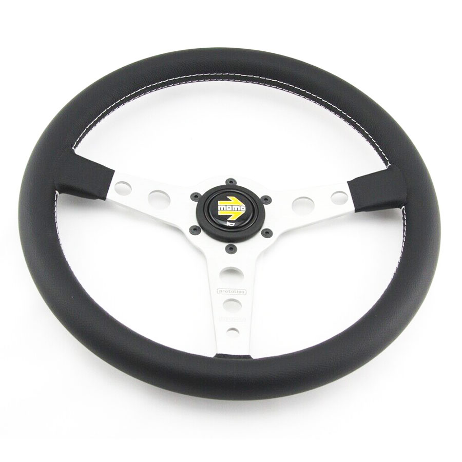 Momo VPRO320SILBR Prototipo 320mm Silver Spoke Sport Steering Wheel