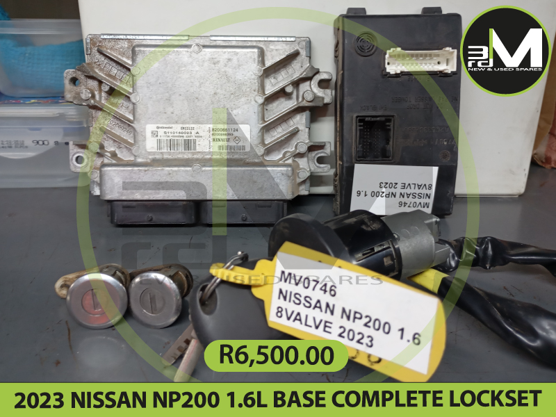2023 NISSAN NP200 1.6L BASE COMPLETE LOCKSET MV0746 - Private Seller 2023 NISSAN NP200 1.6L BASE COMPLETE LOCKSET MV0746 - Private Seller