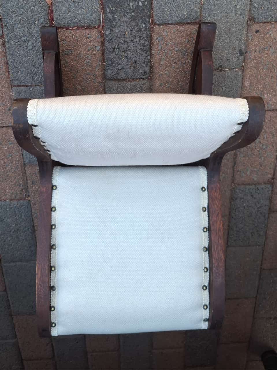 Antique rocking footstool for sale