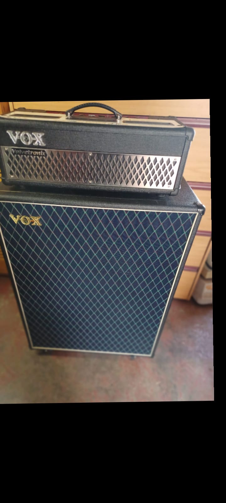 VOX guitar amplifier and foot peddles VOX guitar amplifier and foot peddles