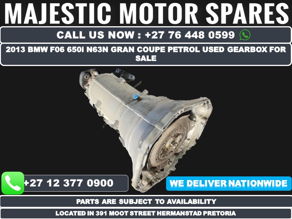 2013 BMW F06 650i Gran Coupe Auto gearbox for sale - Private Seller 2013 BMW F06 650i Gran Coupe Auto gearbox for sale - Private Seller
