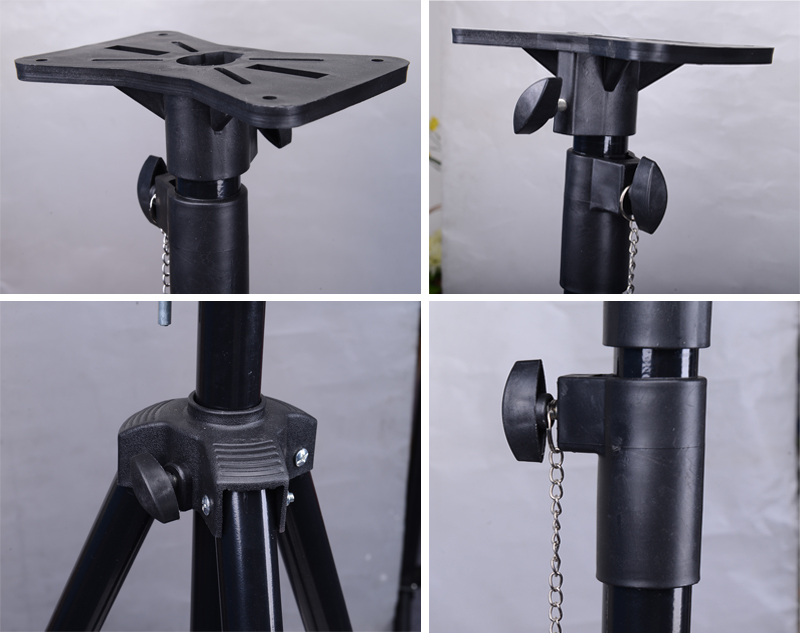 Heavy Duty TriPod Speaker Stand Telescopic Adjustable In Black Colour. Brand New