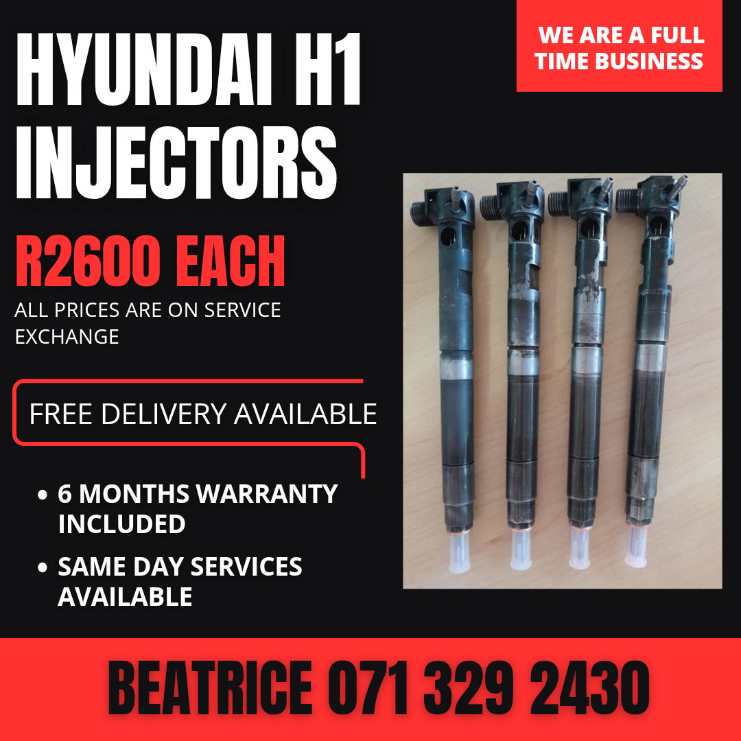 HYUNDAI H1 INJECTORS FOR SALE WITH WARRANTY ON - Private Seller HYUNDAI H1 INJECTORS FOR SALE WITH WARRANTY ON - Private Seller
