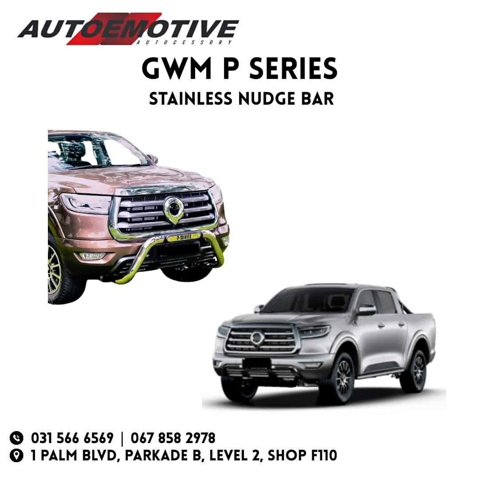 GWM P Series Stainless Steel Nudge Bar - Private Seller GWM P Series Stainless Steel Nudge Bar - Private Seller