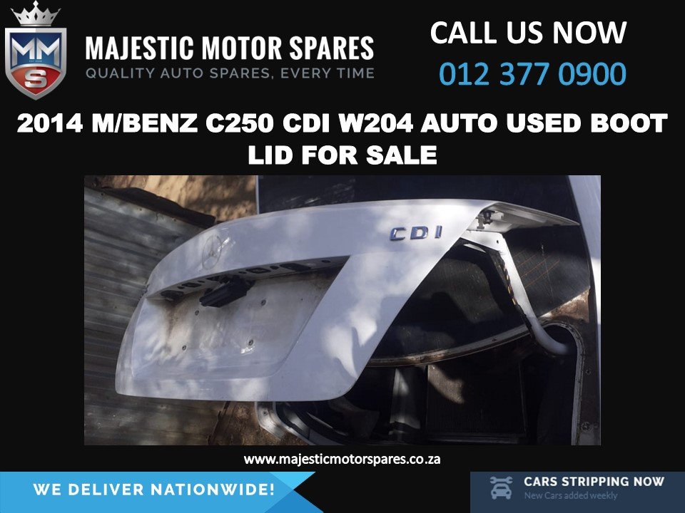 2014 Mercedes Benz C250 CDI boot lid shell for sale used - Private Seller 2014 Mercedes Benz C250 CDI boot lid shell for sale used - Private Seller