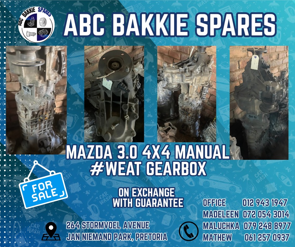 Mazda 3.0 4x4 manual gearbox - Private Seller Mazda 3.0 4x4 manual gearbox - Private Seller