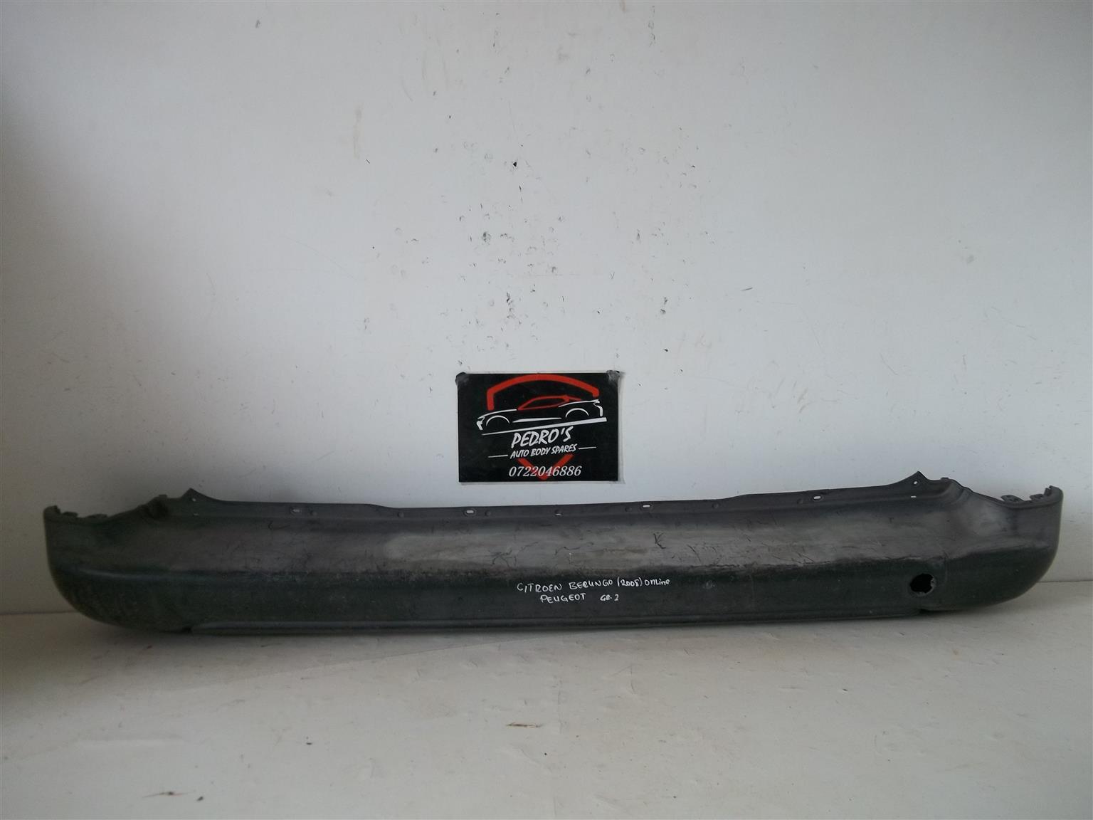 Citroen Berlingo/Peugeot Partner '05 rear bumper - Private Seller Citroen Berlingo/Peugeot Partner '05 rear bumper - Private Seller
