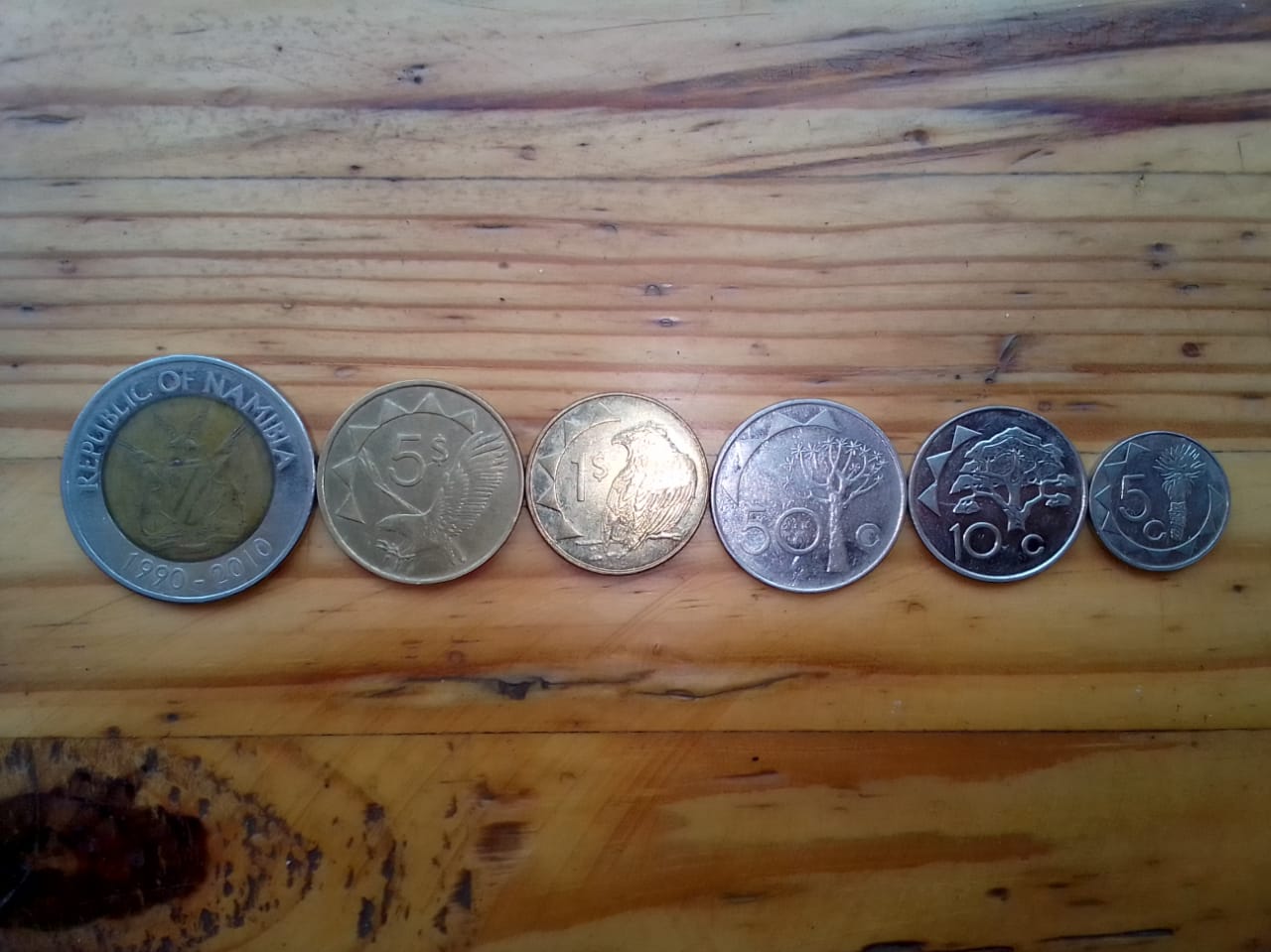 Assorted coins for sale.