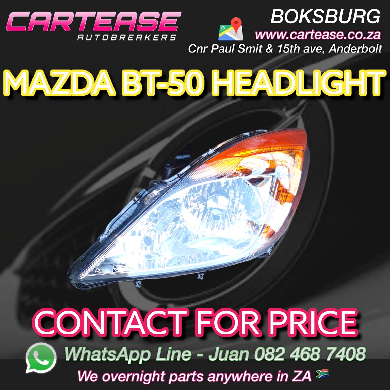 MAZDA BT-50 HEADLIGHT - Private Seller MAZDA BT-50 HEADLIGHT - Private Seller