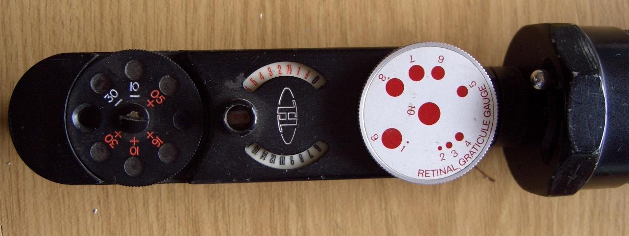 Retinal Graticule Gauge Retinal Graticule Gauge