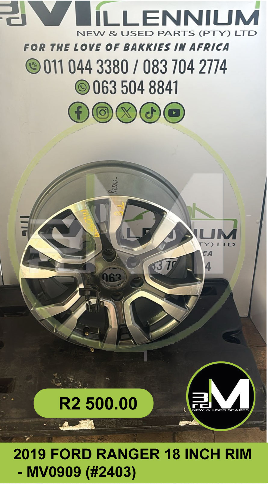 2019 FORD RANGER 18 INCH RIMS AVAILABLE - MV0909 SOLD INDIVIDUALLY - Private Seller 2019 FORD RANGER 18 INCH RIMS AVAILABLE - MV0909 SOLD INDIVIDUALLY - Private Seller