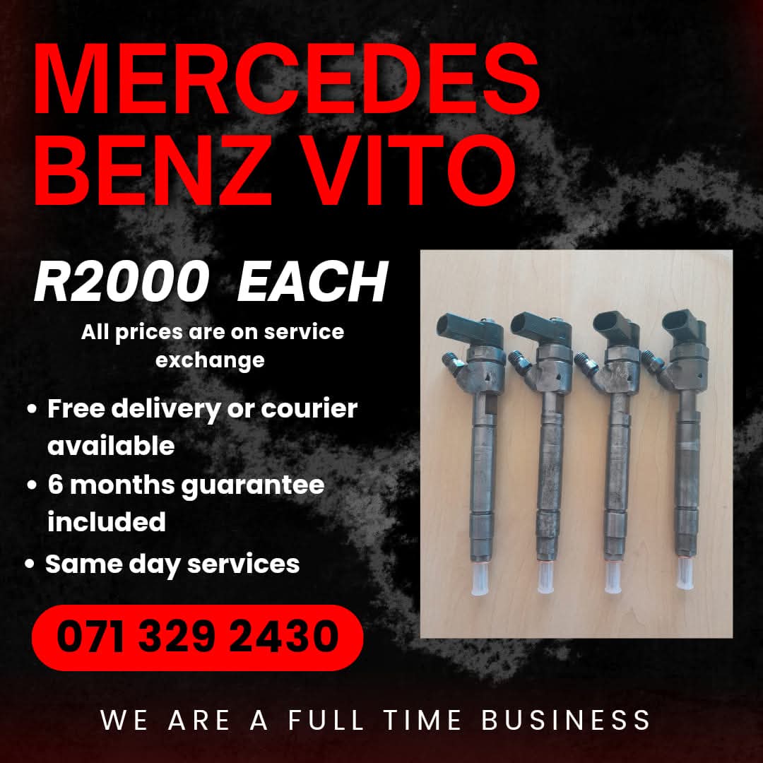 MERCEDES BENZ VITO DIESEL INJECTORS FOR SALE WITH WARRANTY - Private Seller MERCEDES BENZ VITO DIESEL INJECTORS FOR SALE WITH WARRANTY - Private Seller