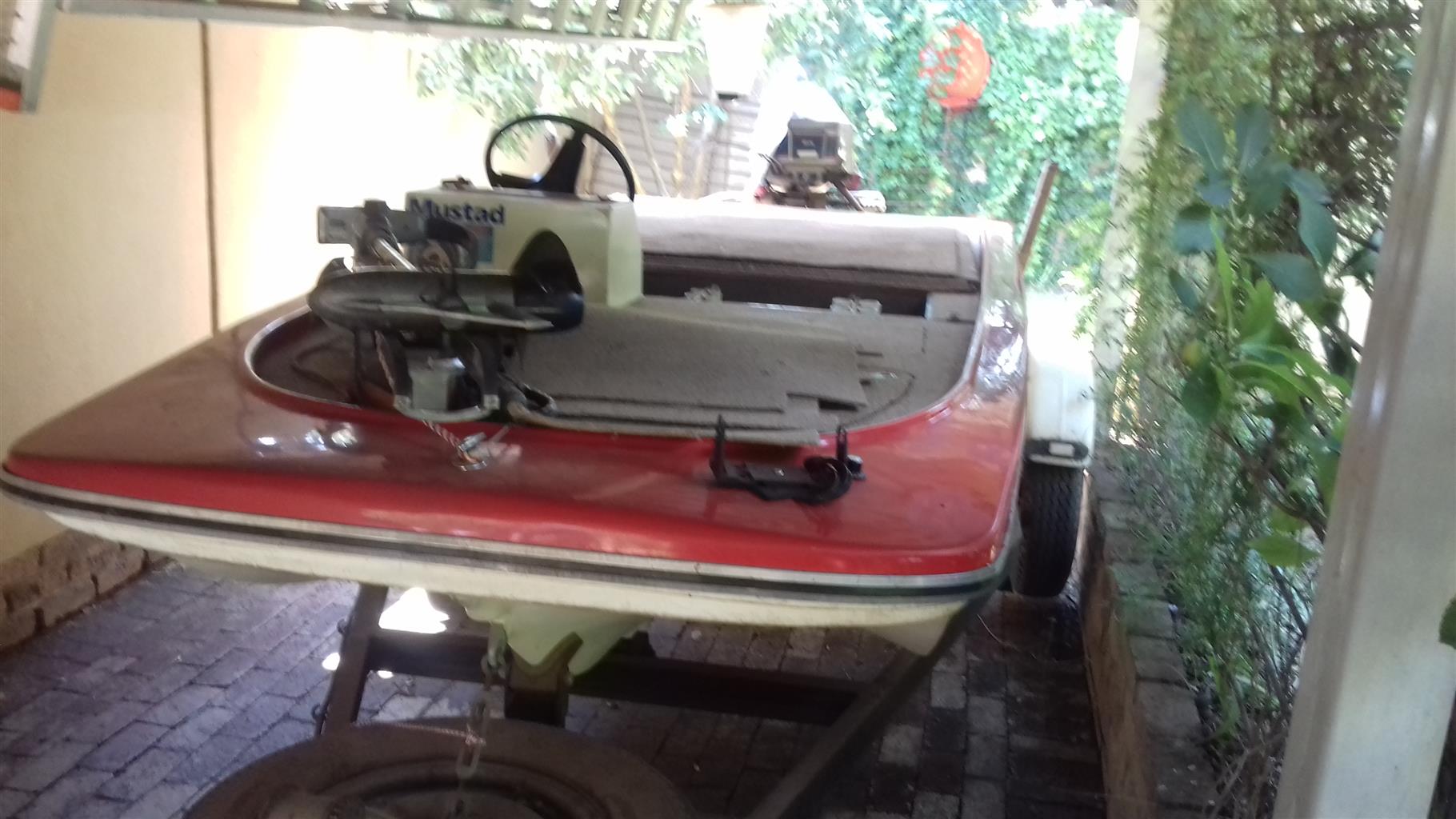Bass Fishing Boat. St. Lucia hull.
