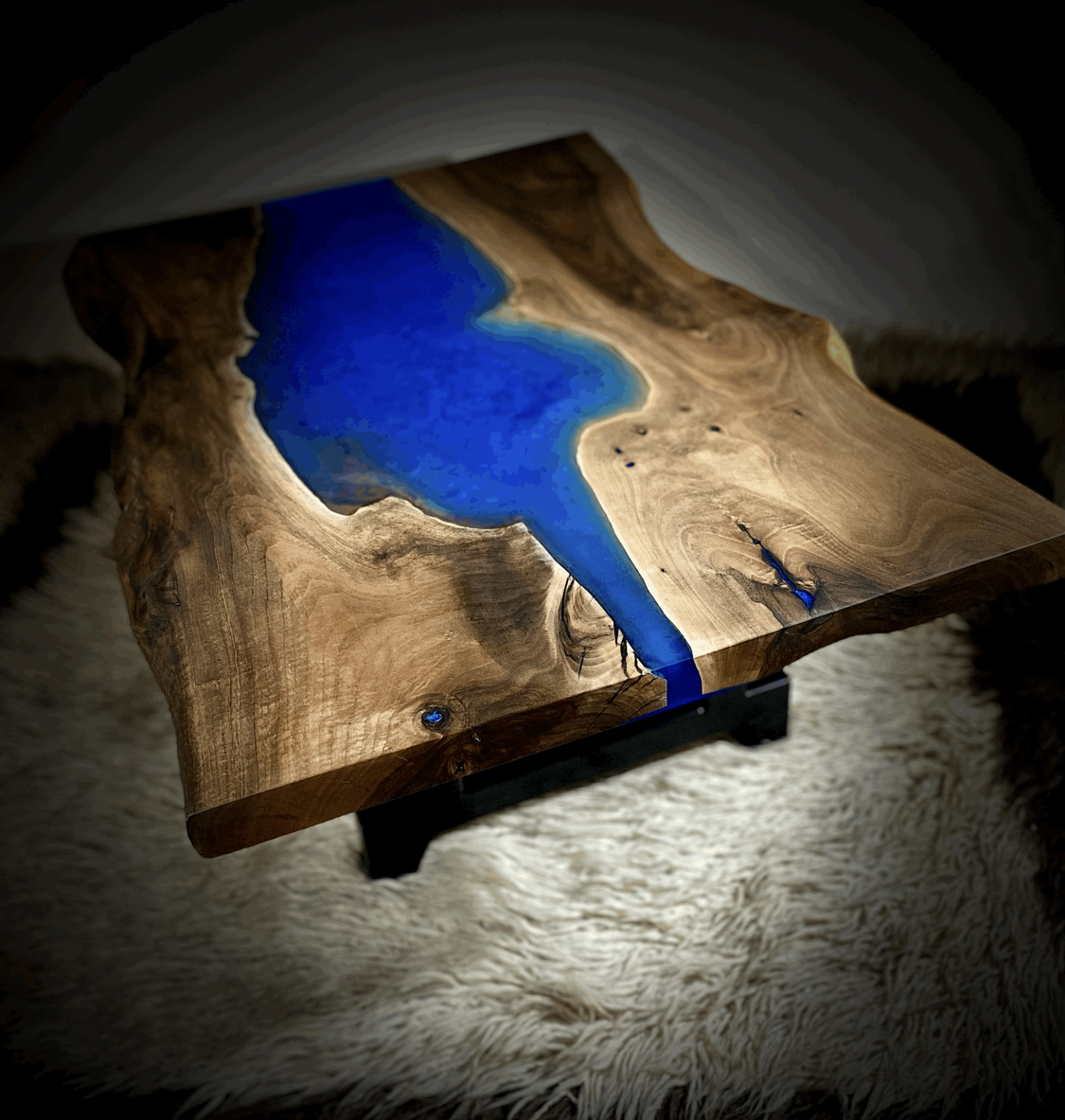 Dark Oceania Deluxe Epoxy Coffee Table
