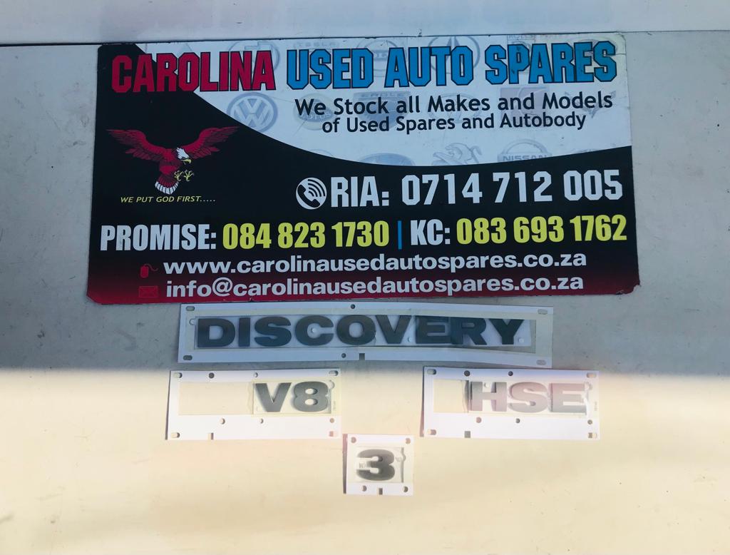 Lana Rover Discovery 3 rear tailgate lettering - Private Seller Lana Rover Discovery 3 rear tailgate lettering - Private Seller