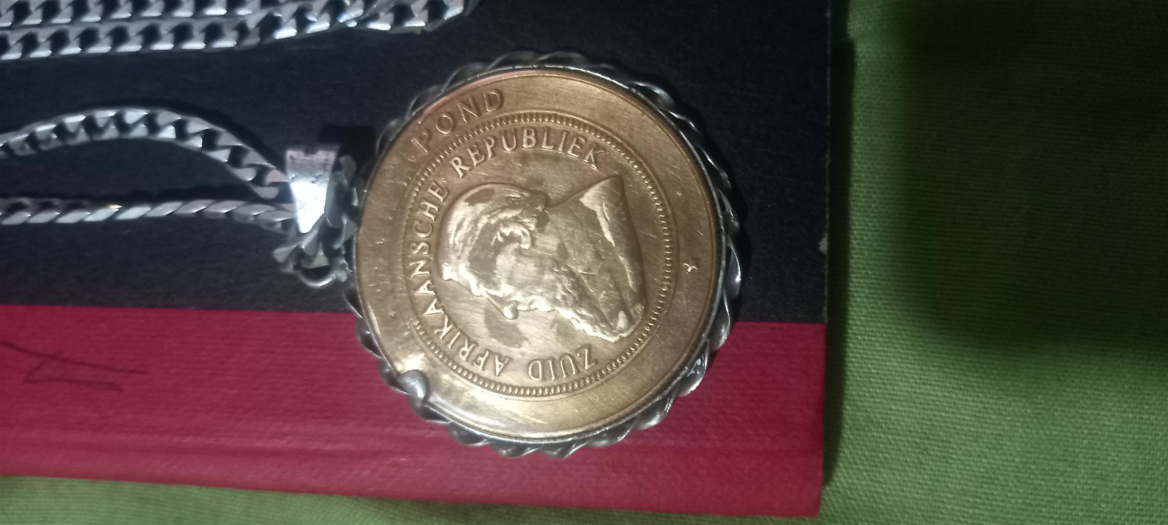 Kruger coin pendant