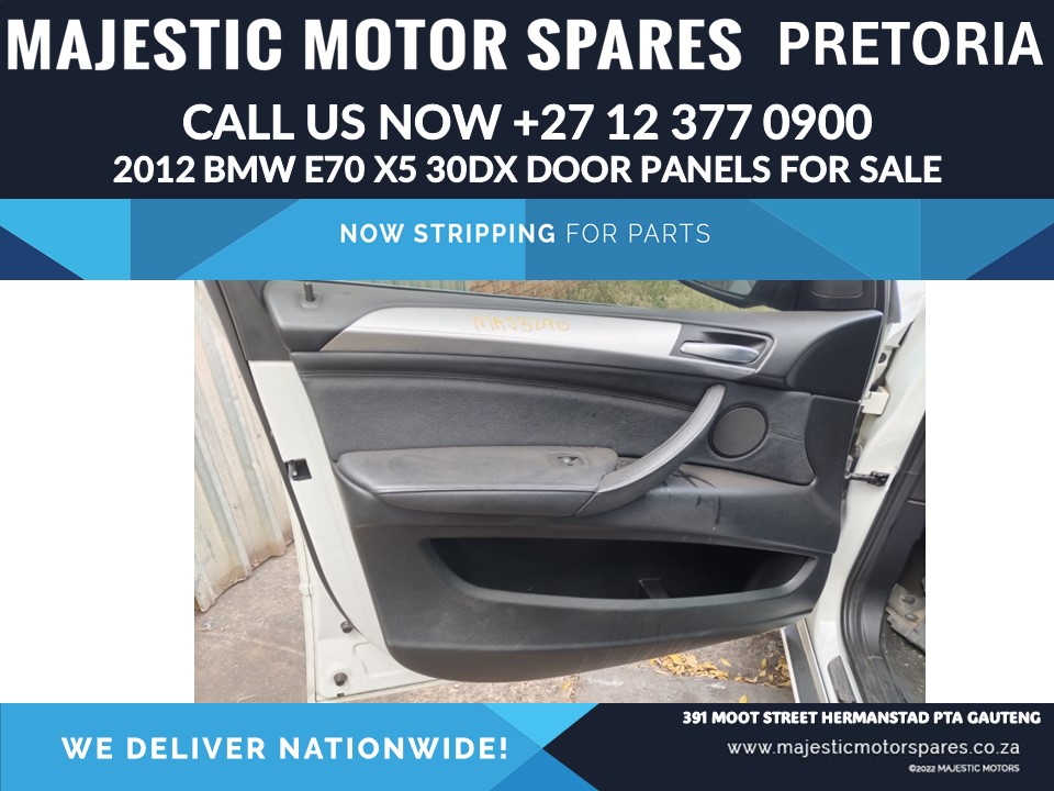 BMW X5 E70 30dx door panels for sale used - Private Seller BMW X5 E70 30dx door panels for sale used - Private Seller