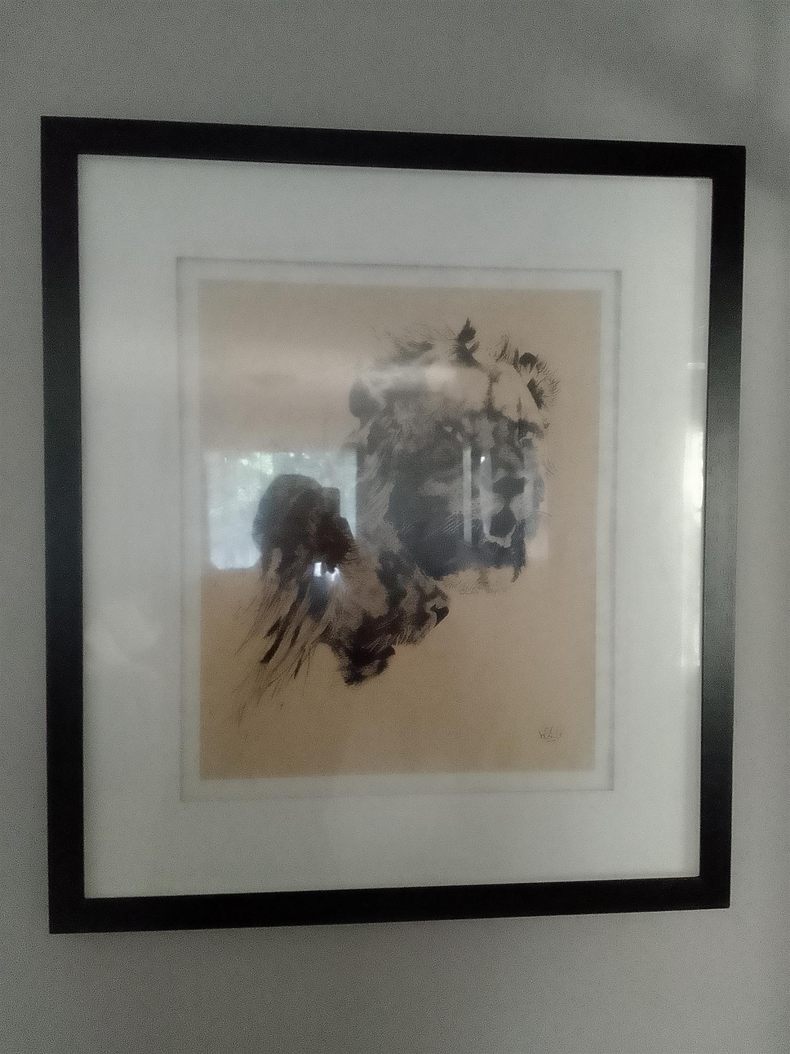 Charcoal drawing