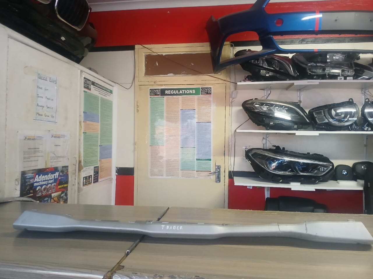 2022 RENAULT TRIBER FRONT BUMPER LIP/ SKID PLATE FOR SALE
