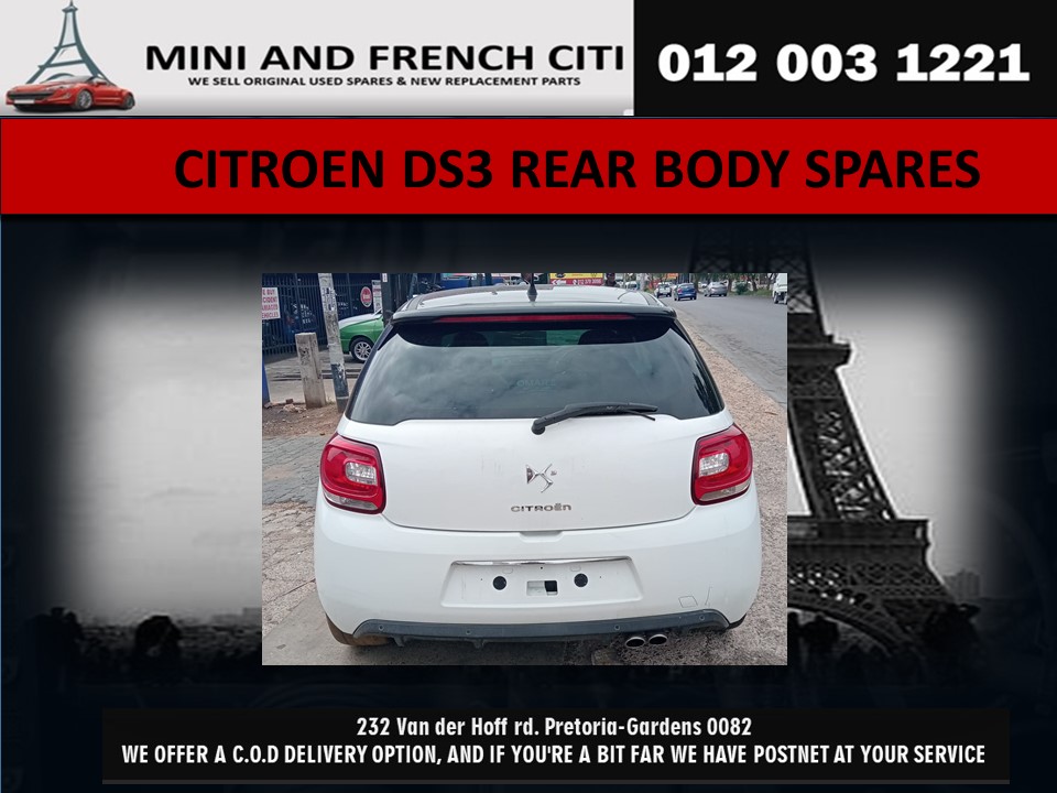 Citroen DS3 tailgate for sale used - Private Seller Citroen DS3 tailgate for sale used - Private Seller