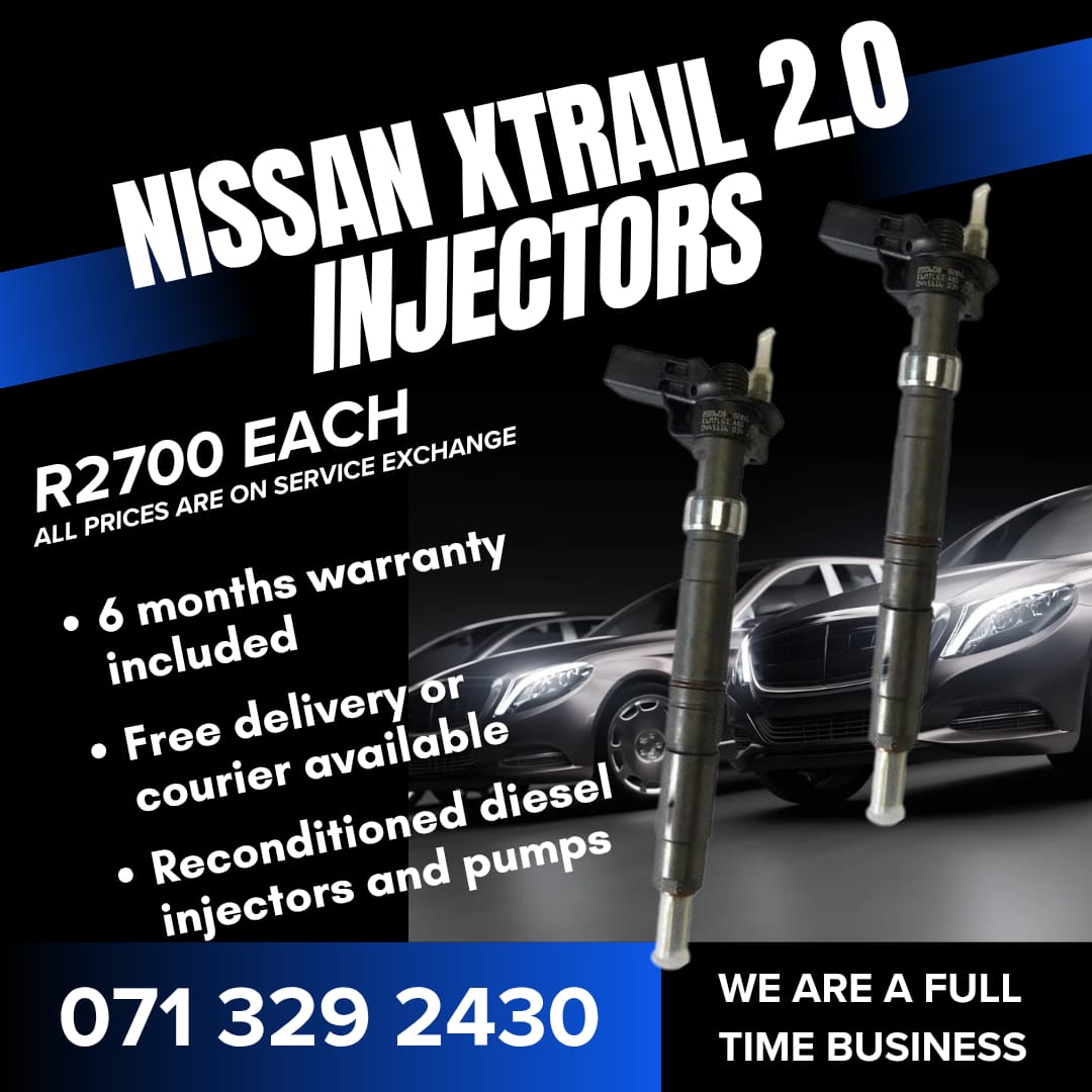 NISSAN XTRAIL 2.0 INJECTORS FOR SALE WITH WARRANTY - Private Seller NISSAN XTRAIL 2.0 INJECTORS FOR SALE WITH WARRANTY - Private Seller