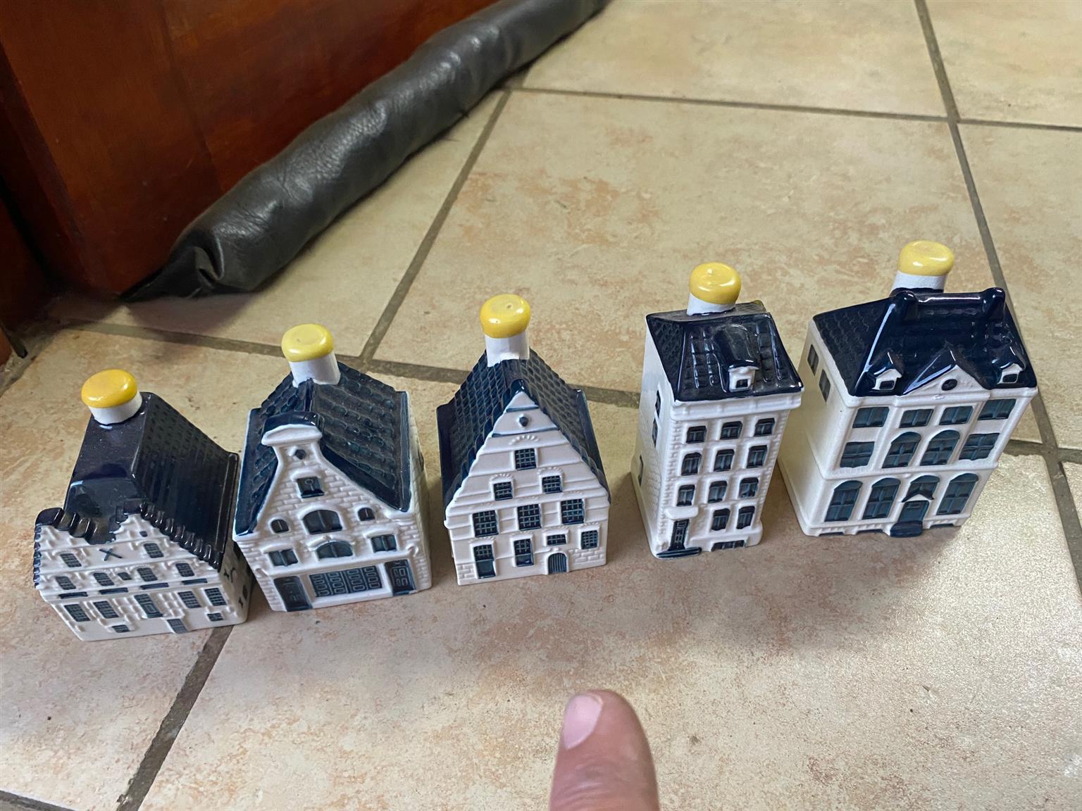 KLM Houses Canal Collectors House Bols Delft Blue Miniture Amsterdam