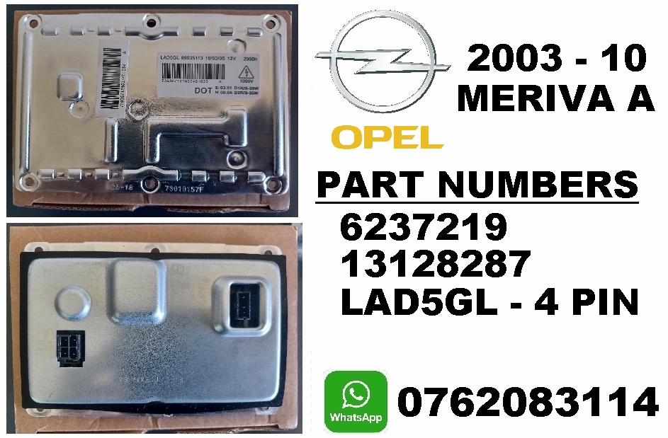 Opel Meriva A Headlight Xenon ballast control module