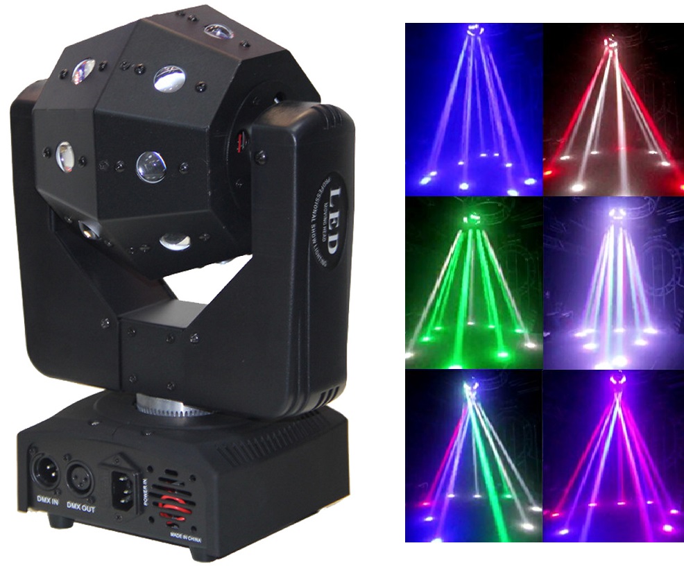 Professional LED Disco Stage MultiColour Moving Head Light DMX512 DJ Party Light