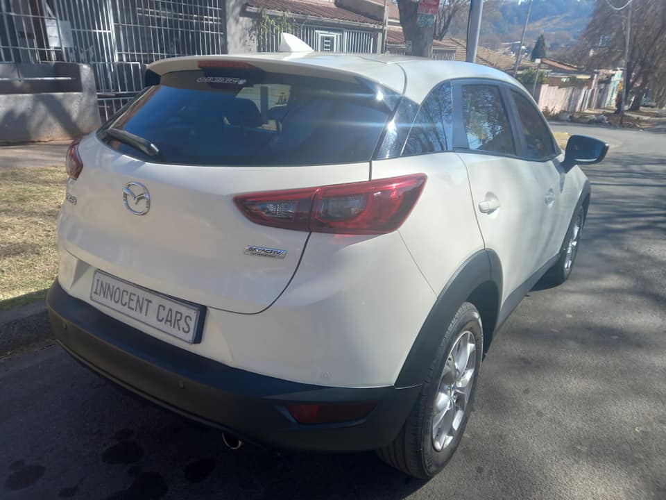 2020 MAZDA CX3 SKY ACTIVE 2.0 ENGINE PETROL, AUTOMATIC, WHITE COLOR, MILEAGE 78000KMS