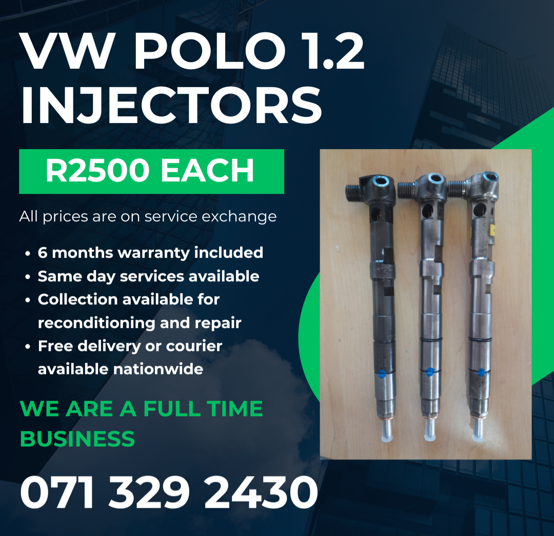VW POLO 1.2 DIESEL INJECTORS FOR SALE WITH WARRANTY ON - Private Seller