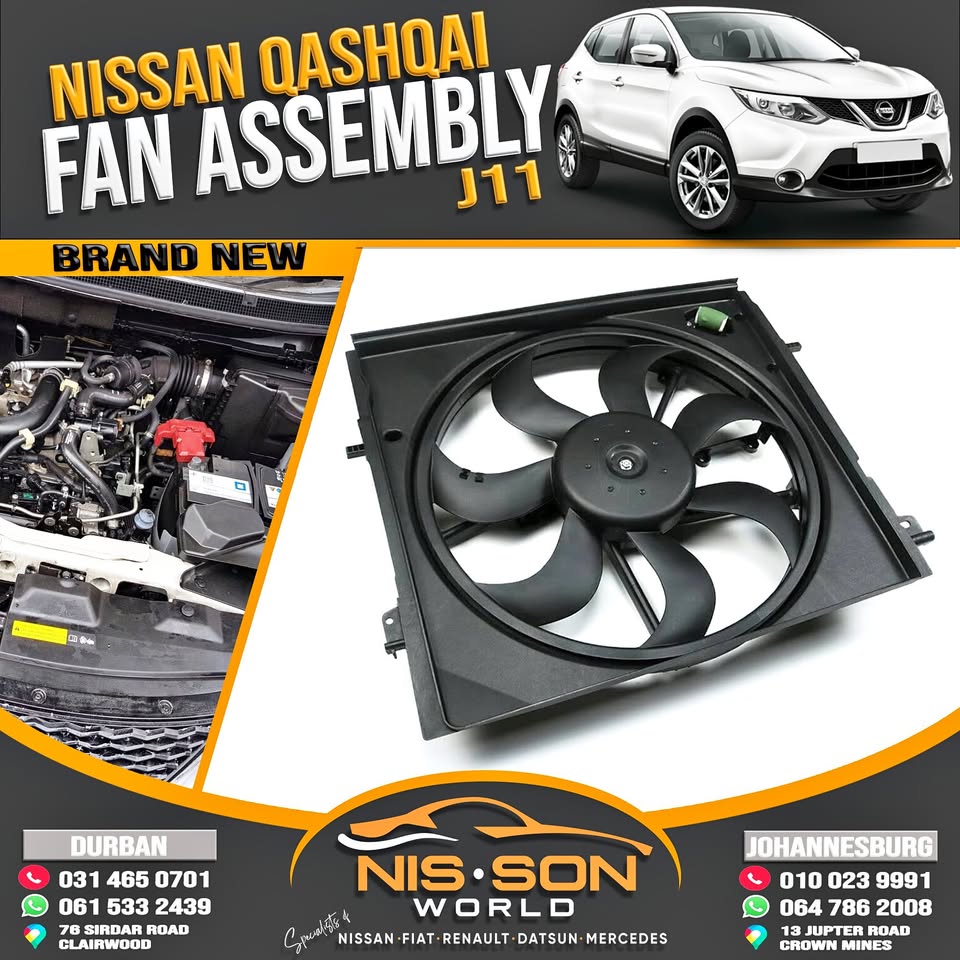 NISSAN QASHQAI FAN ASSEMBLY J11