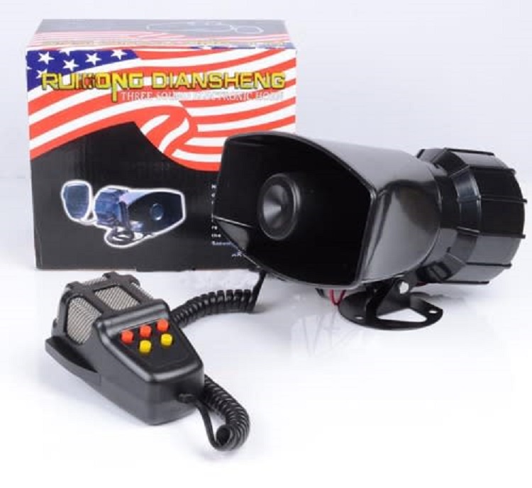 Portable Loudspeaker Microphone 12VDC Car Alarm Siren Horn. Brand New Products