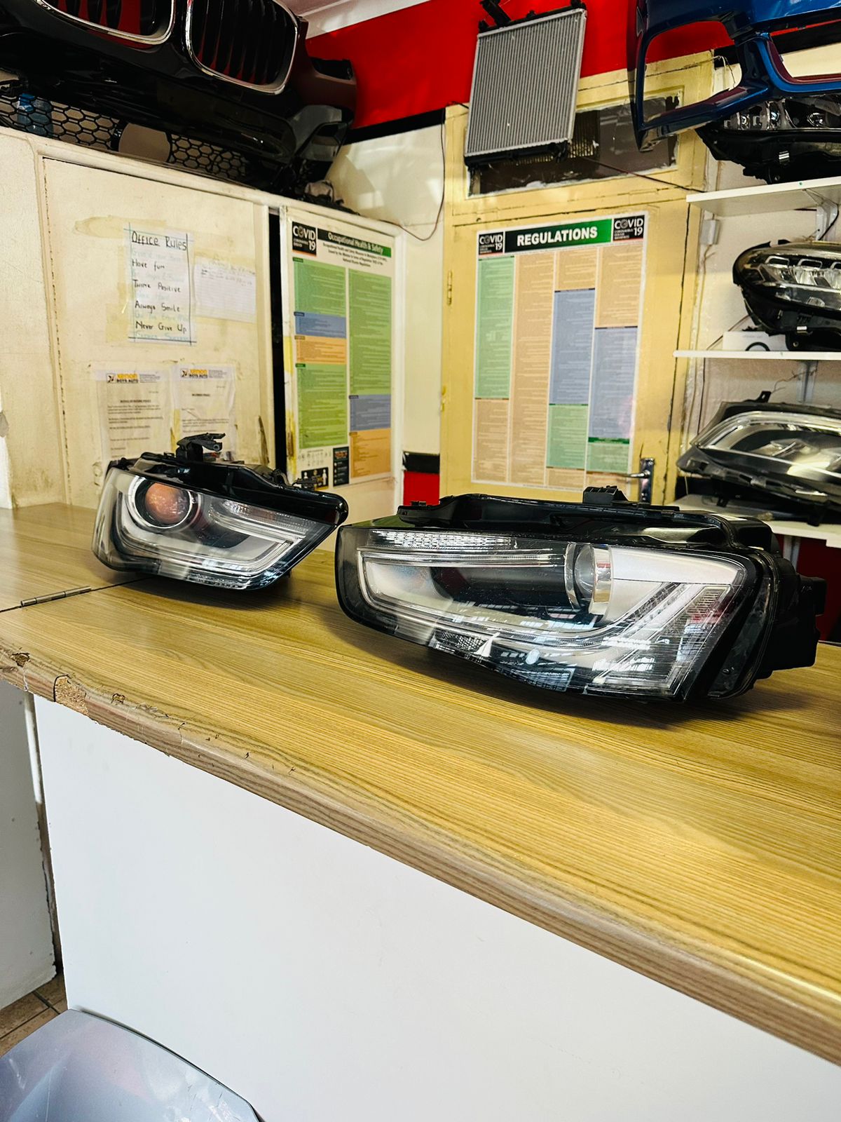 2016 AUDI A4 FACELIFT XENON HEADLIGHTS LEFT AND RIGHT AVAILABLE FOR SALE - Private Seller