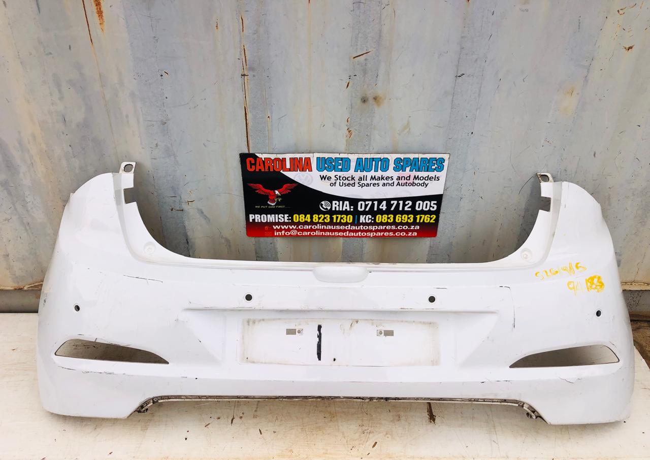 Hyundai grand i20 rear/back bumper with pdc holes (2016) - Private Seller Hyundai grand i20 rear/back bumper with pdc holes (2016) - Private Seller