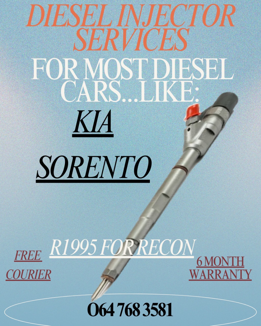 Diesel injector services