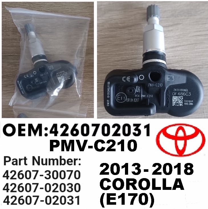 2013 – 18 Toyota TPMS tyre pressure monitor sensor