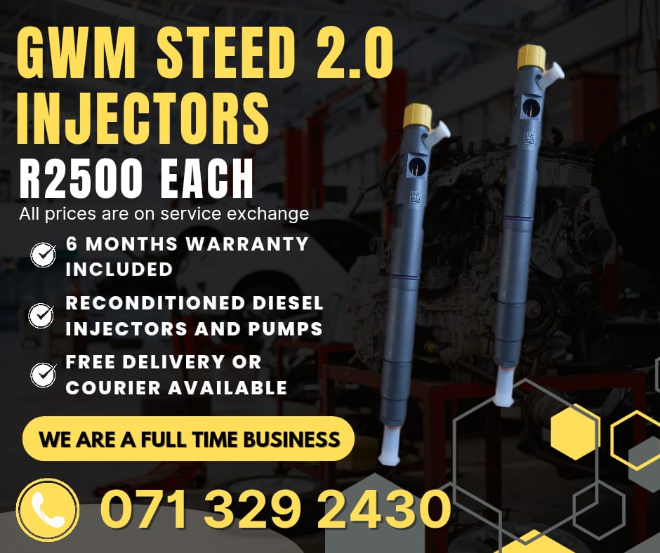 GWM 2.0 INJECTORS FOR SALE WITH WARRANTY - Private Seller GWM 2.0 INJECTORS FOR SALE WITH WARRANTY - Private Seller