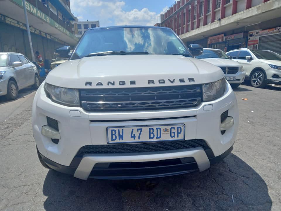 2012 RANGE ROVER EVOGUE SI4 2.0 PETROL, AUTOMATIC, WHITE COLOUR ,MILEAGE 105000KM