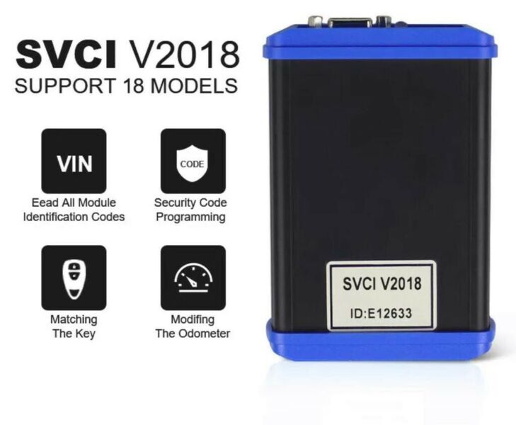 VDIAGTOOL SVCI FVDI 2018 ABRITES Commander Full Version OBDII Full System Scan Tool 